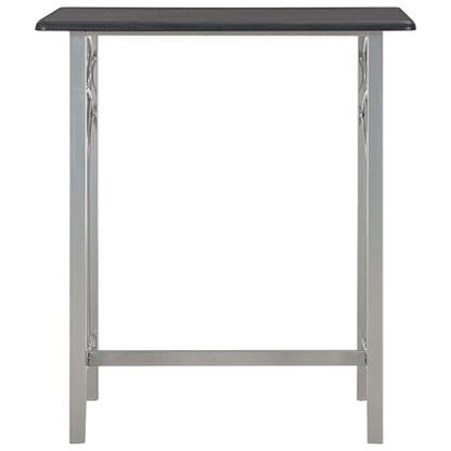 3 pcs conjunto de bar em madeira e aço preto