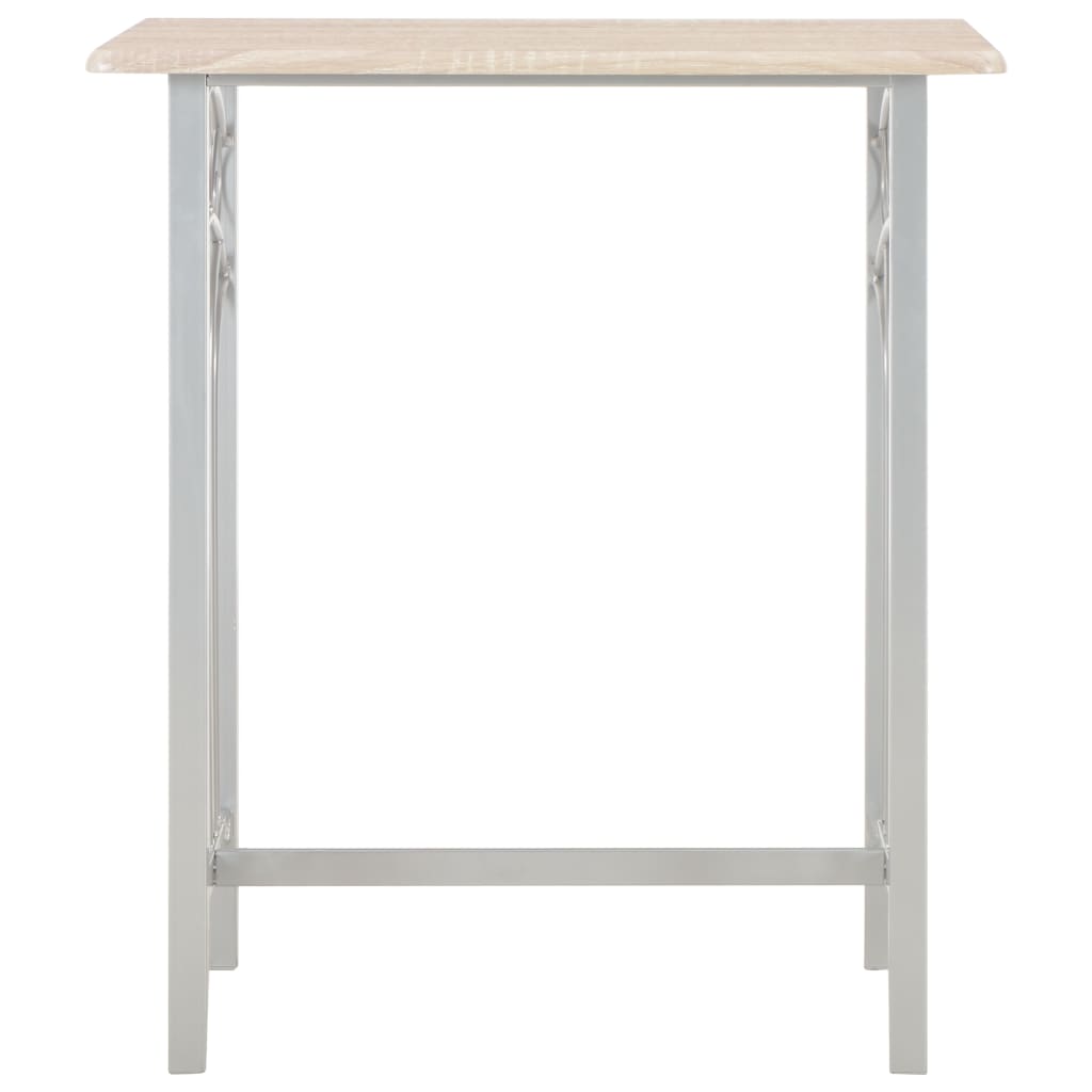 3 pcs conjunto de bar em madeira e aço