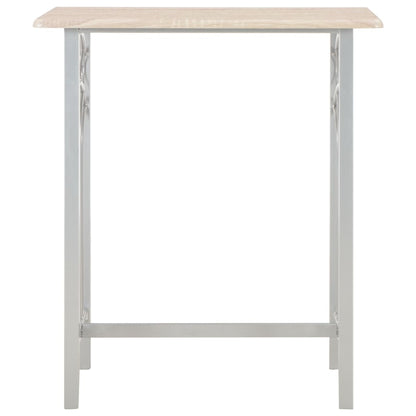 3 pcs conjunto de bar em madeira e aço