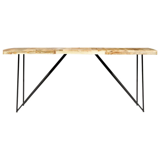 Mesa de jantar 180x90x76 cm madeira de mangueira maciça