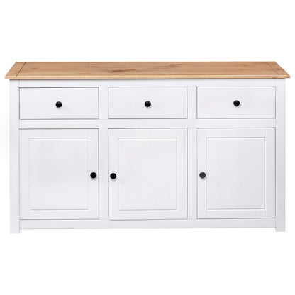 Aparador 135x40x80 cm pinho maciço panama branco