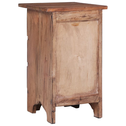 Mesa de cabeceira 30x30x51 cm madeira de mogno maciça