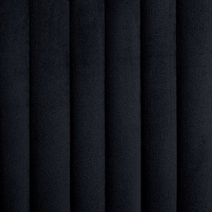 Cadeiras de jantar 6 pcs veludo preto