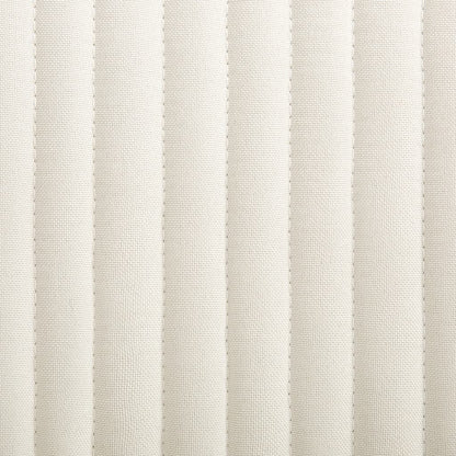 Cadeiras de jantar 6 pcs tecido cor creme