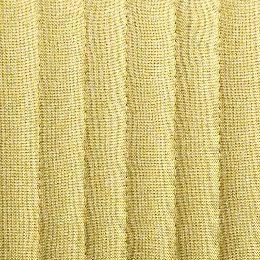 Cadeiras de jantar 4 pcs tecido verde