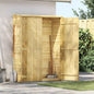 Abrigo p/ ferramentas de jardim 123x50x171 cm pinho impregnado