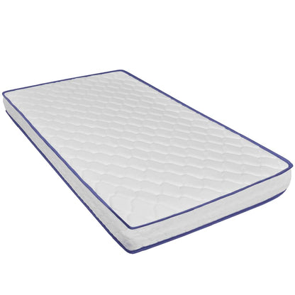 Cama + colchão espuma memória 160x200cm couro artificial branco
