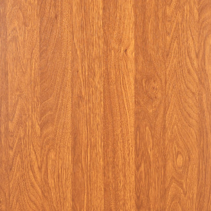 7 pcs conjunto de jantar em MDF e aço castanho
