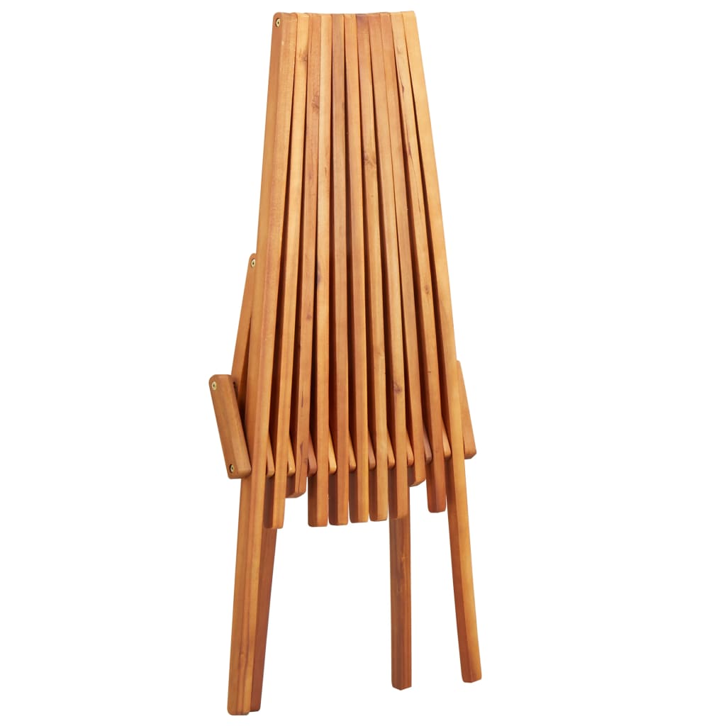 Cadeiras lounge de exterior dobráveis 2 pcs acácia maciça