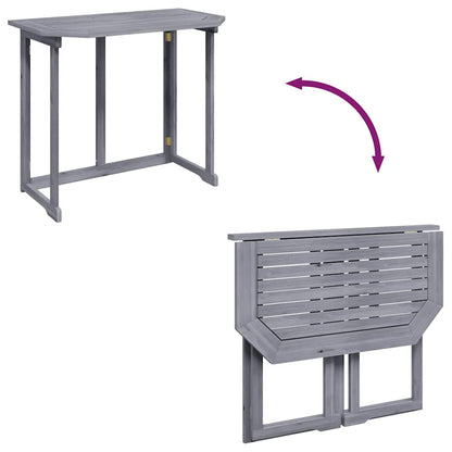 Mesa de varanda dobrável 90x50x74 cm madeira de acácia maciça