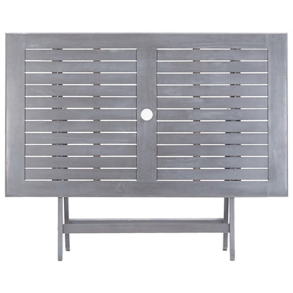 Mesa de jardim dobrável 120x70x75 cm madeira de acácia maciça