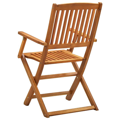 Cadeiras de jardim dobráveis 2 pcs madeira acácia maciça