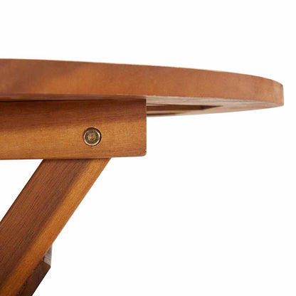 Mesa de jardim dobrável 60x75 cm madeira de acácia maciça