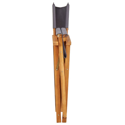 Cadeiras de realizador 2 pcs madeira de acácia maciça