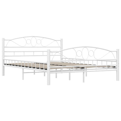 Estrutura de cama metal 140x200 cm branco