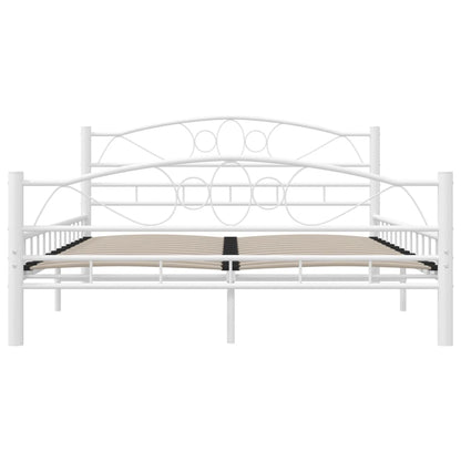 Estrutura de cama metal 140x200 cm branco