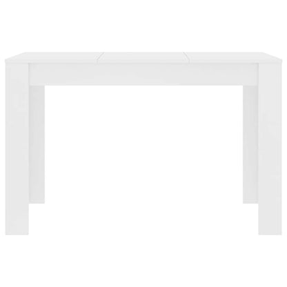 Mesa de jantar 120x60x76 cm derivados de madeira branco