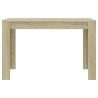 Mesa de jantar 120x60x76cm derivados de madeira carvalho sonoma