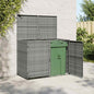 Unidade dupla p/ caixotes do lixo 148x77x111cm vime antracite