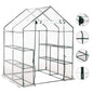 Estufa com 8 prateleiras 143x143x195 cm