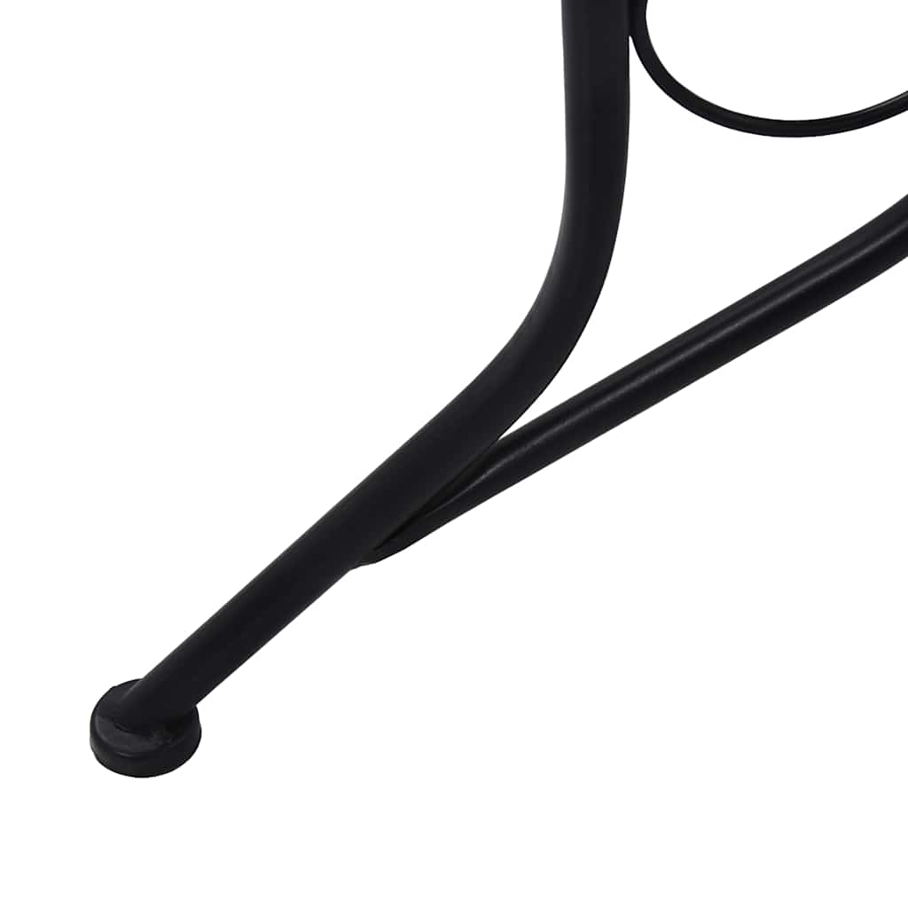 Mesa bistrô em mosaico 60 cm cerâmica cinzento