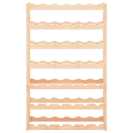 Garrafeira para 42 garrafas madeira de pinho