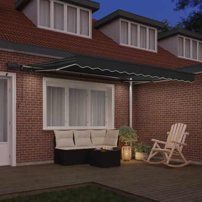 Toldo com Manual Antracite 3 x 2,5 m Metal