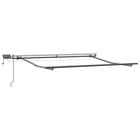 Toldo com Manual Antracite 3 x 2,5 m Metal
