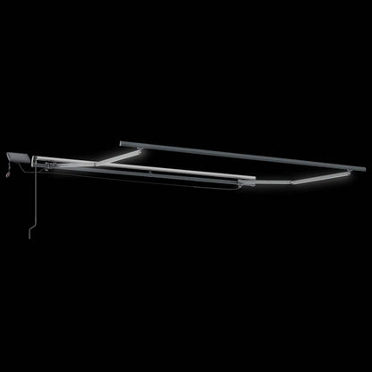 Toldo com Manual Antracite 3,5 x 2,5 m Metal