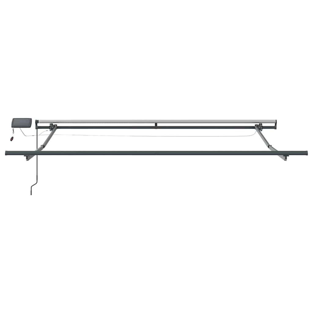 Toldo com Manual Antracite 3,5 x 2,5 m Metal