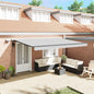 Toldo com Manual Antracite 4.5 x 2.5 m Metal