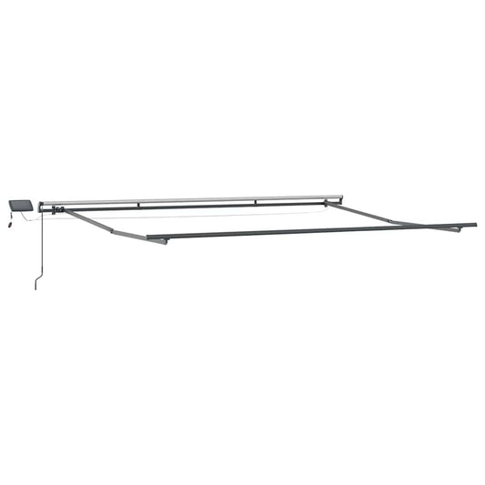 Toldo com Manual Antracite 4.5 x 2.5 m Metal