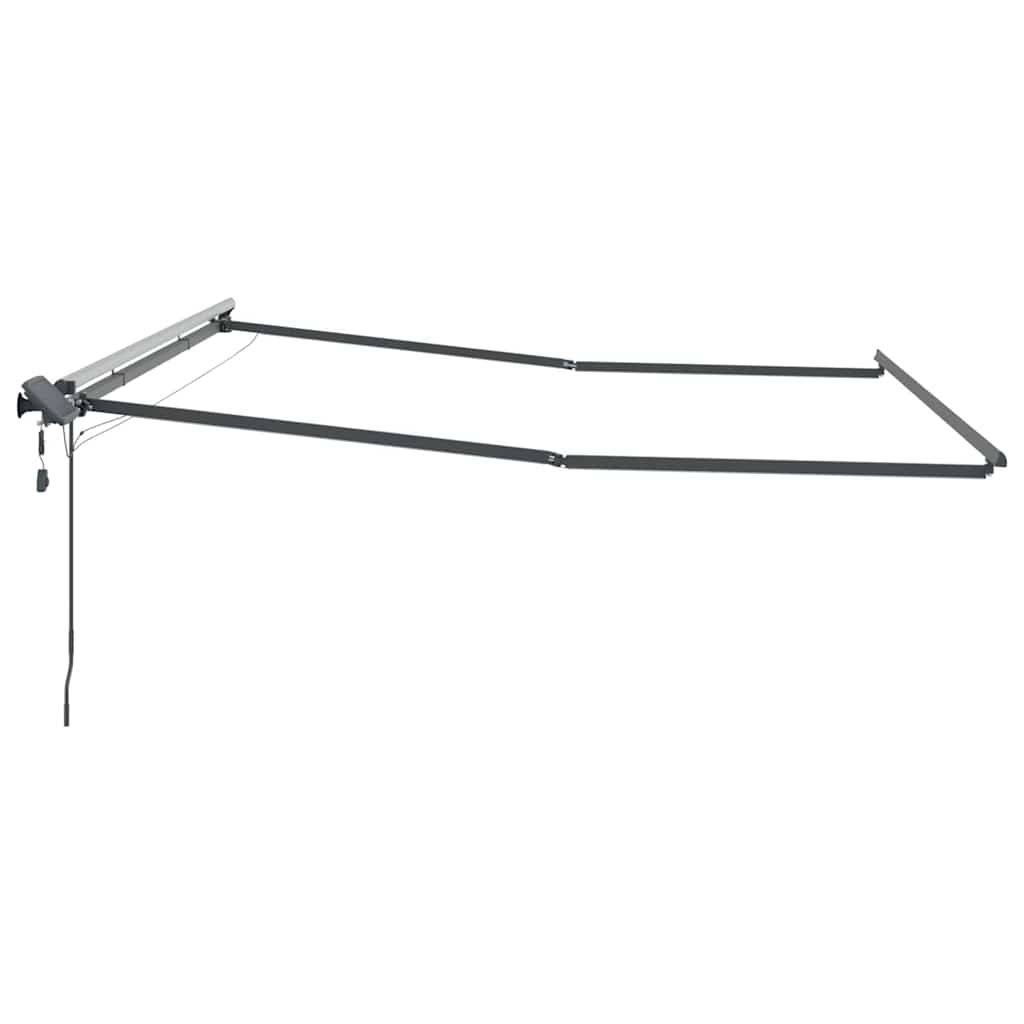 Toldo com Manual Antracite 4.5 x 2.5 m Metal
