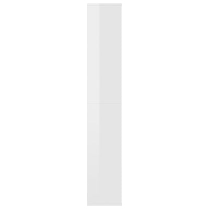 Divisória/estante derivados de madeira branco brilhante