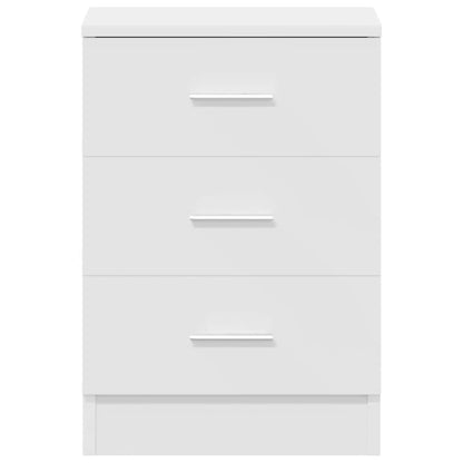 Mesa de cabeceira 38x35x56 cm derivados de madeira branco