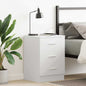 Mesa de cabeceira 38x35x56 cm derivados de madeira branco