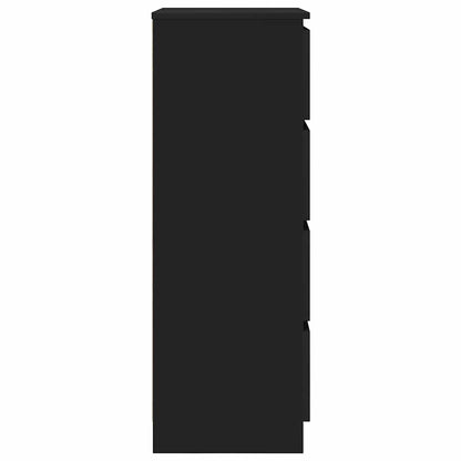 Aparador 60x35x98,5 cm madeira processada preto