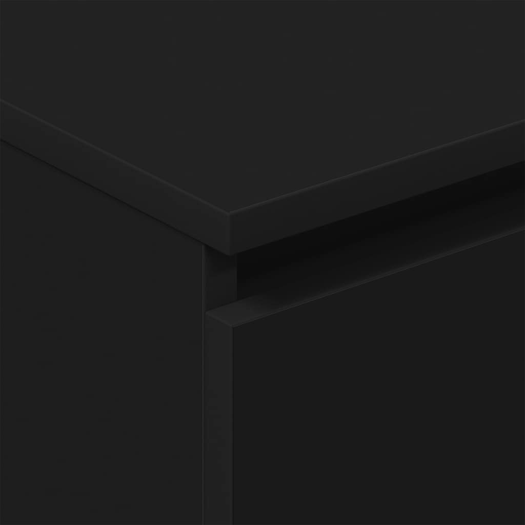 Aparador 60x35x98,5 cm madeira processada preto