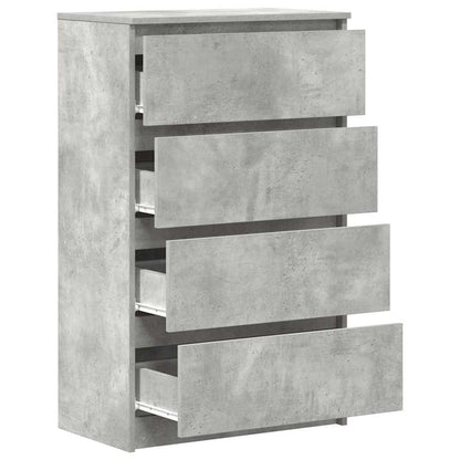 Aparador 60x35x98,5 cm madeira processada cinza cimento