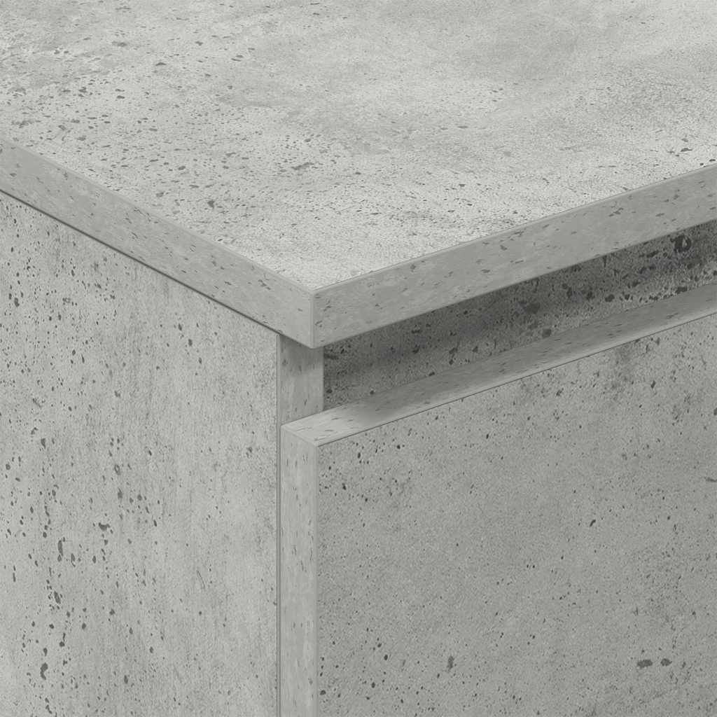 Aparador 60x35x98,5 cm madeira processada cinza cimento