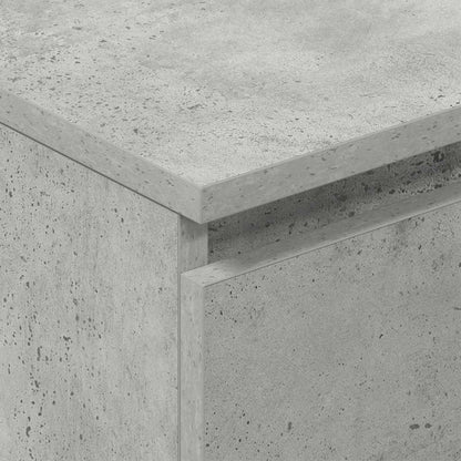 Aparador 60x35x98,5 cm madeira processada cinza cimento