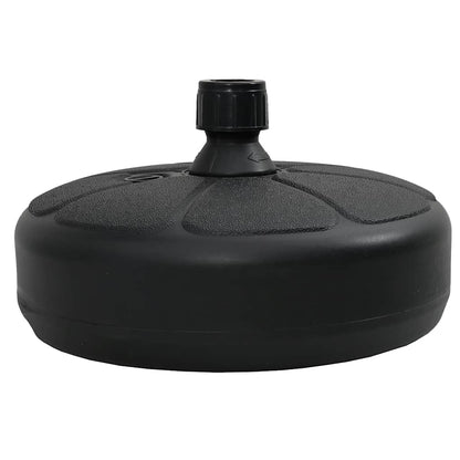 Base para guarda-sol com areia/água 15 L preto