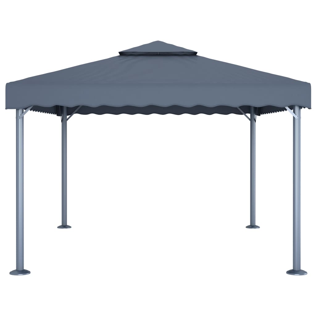 Gazebo 400x300 cm alumínio antracite