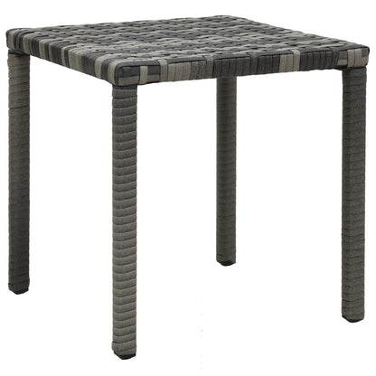 Espreguiçadeiras com mesa vime PE antracite