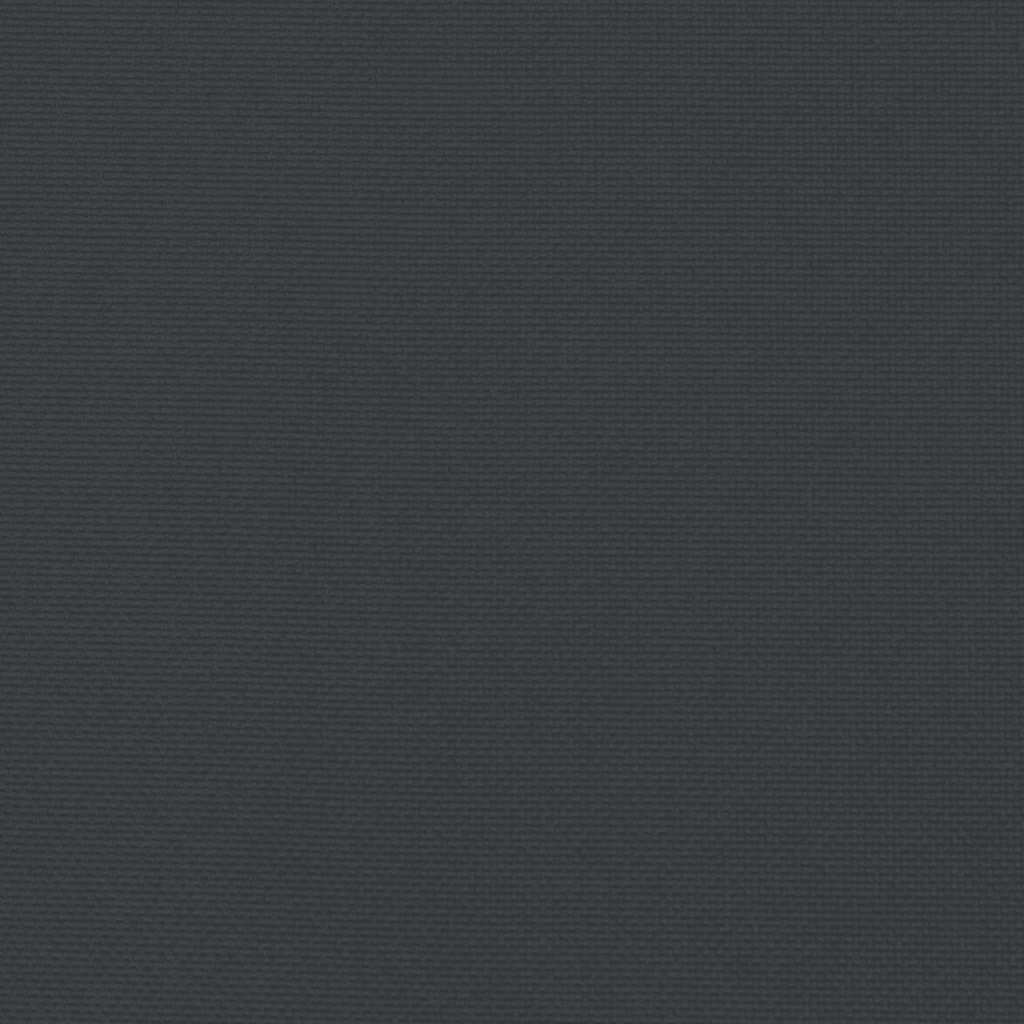 Almofadões para cadeiras altas de jardim 2 pcs tecido preto