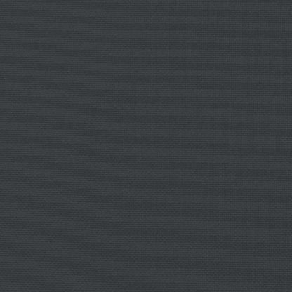 Almofadões para cadeiras altas de jardim 2 pcs tecido preto