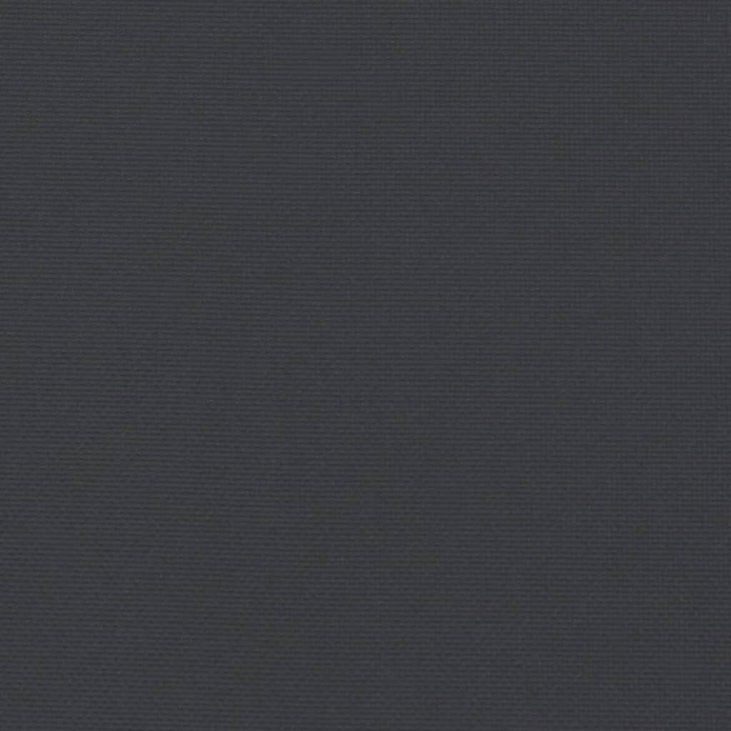 Almofadões para cadeiras altas de jardim 4 pcs tecido preto