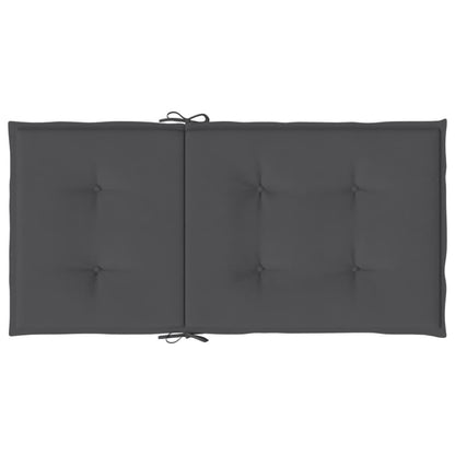 Almofadões lombares p/ cadeiras de jardim 4pcs oxford antracite
