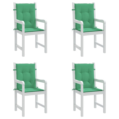 Almofadões lombares p/ cadeiras de jardim 4pcs oxford verde