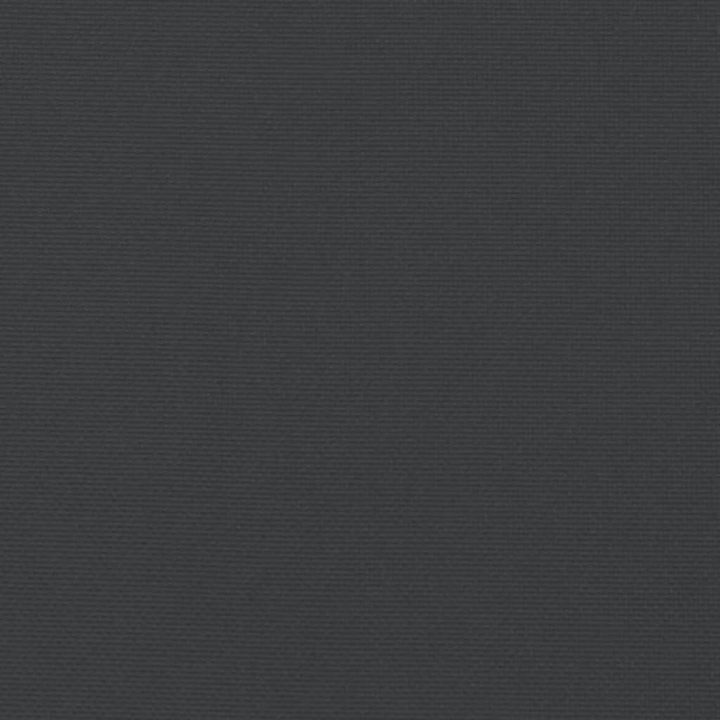Almofadões lombares p/ cadeiras de jardim 4pcs oxford preto